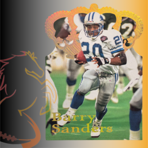 1995 Pacific Barry Sanders Gold Crown Die Cut