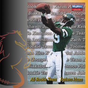 1996 Fleer Impact Rookies Keyshawn Johnson All-Rookie Team