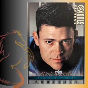 1997 Donruss Studio '97 Mark Brunell Jumbo Card