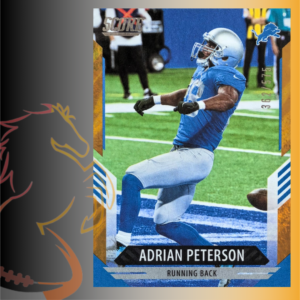 2021 Panini Score Adrian Peterson Gold Parallel / 575