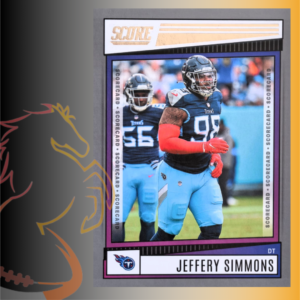 2022 Panini Score Jeffery Simmons Scorecard