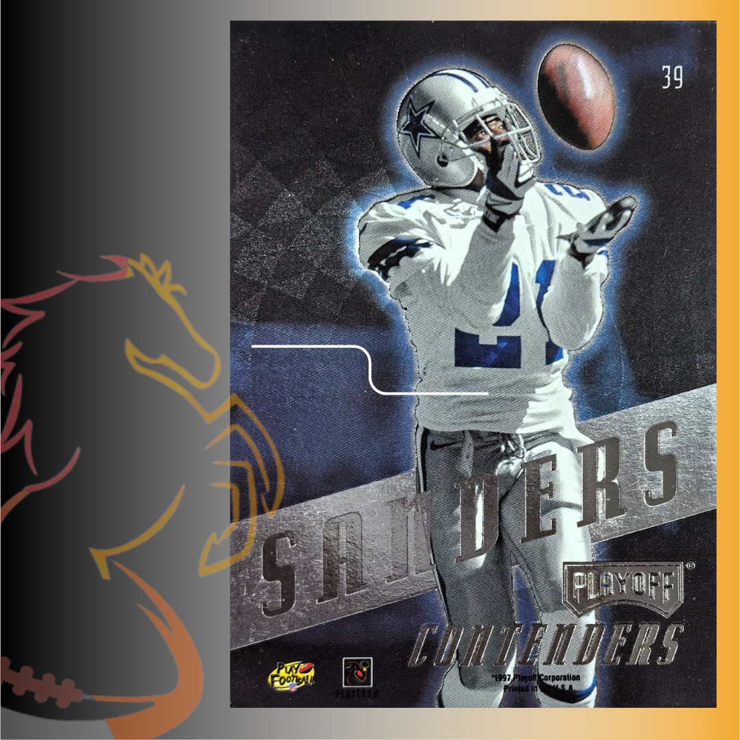 1997 Playoff Contenders Deion Sanders - Imagen 2
