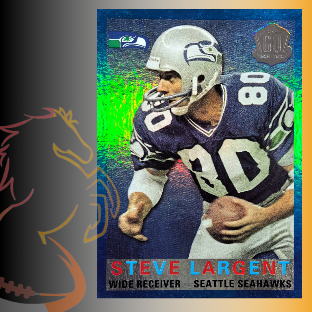 2015 Topps 60 Anniversary Steve Largent Blue Foil