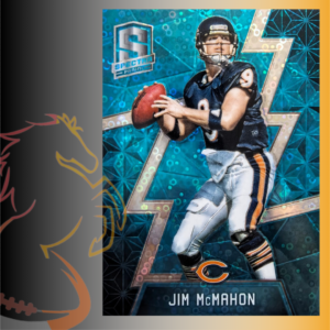 2016 Panini Spectra Jim McMahon Blue Disco Prizm / 60
