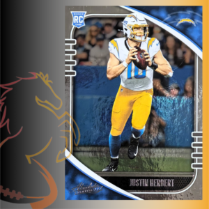 2020 Panini Absolute Football Justin Herbert Rookie Card