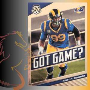 2020 Panini Mosaic Aaron Donald Got Game?