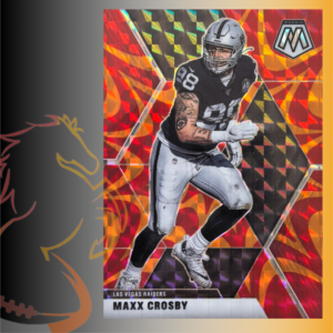 2020 Panini Mosaic Maxx Crosby Orange Reactive Prizm