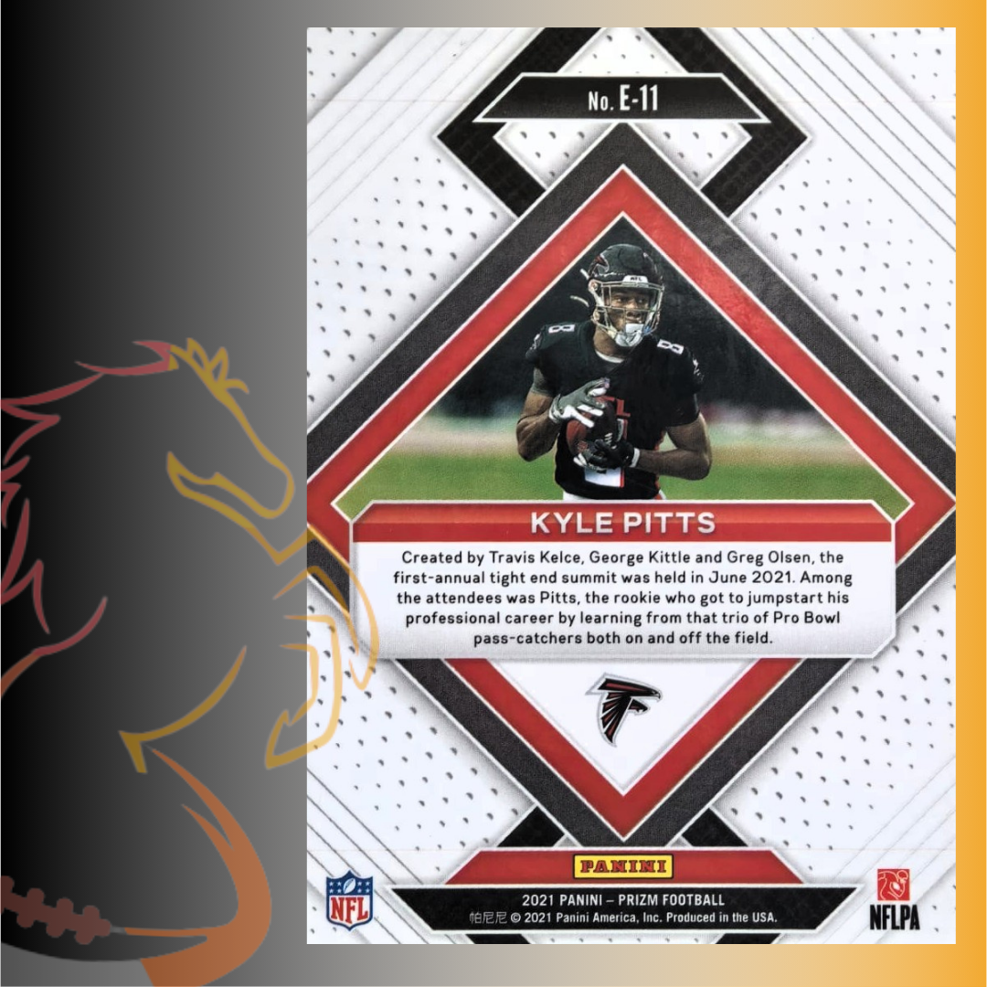 2021 Panini Prizm Kyle Pitts Emergent Rookie Card - Imagen 2
