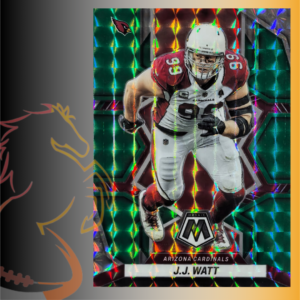 2022 Panini Mosaic J. J. Watt Green Prizm