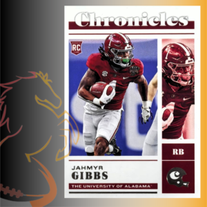 2023 Panini Chronicles Draft Picks Jahmyr Gibbs Rookie Card