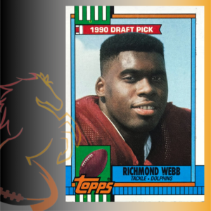 1990 Topps Richmond Webb Draft Pick