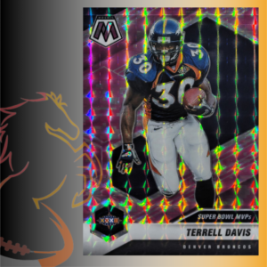 2021 Panini Mosaic Terrell Davis Pink Camo Prizm
