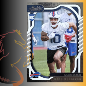 2022 Panini Absolute Football Khalil Shakir Rookie Card