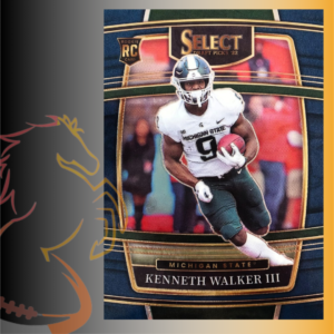 2022 Panini Select Draft Picks Kenneth Walker III Concourse Rookie Card