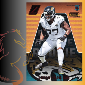 2023 Panini Zenith Anton Harrison Red Zone Rookie Card