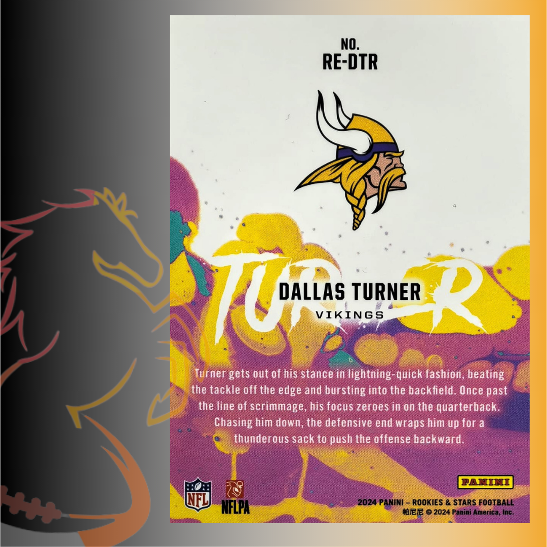 2024 Panini Rookies & Stars Dallas Turner Rookie Exclusive - Imagen 2