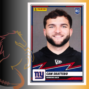 2025 Panini NFL Sticker Collection Cam Skattebo Rookie Card