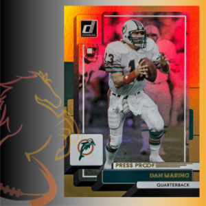 2022 Panini Donruss Dan Marino Gold Press Proof