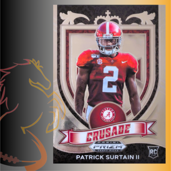 2021 Panini Prizm Draft Picks Patrick Surtain II Crusade Rookie Card