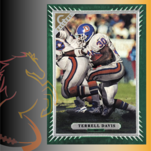 1997 Topps Gallery Terrell Davis Green Parallel