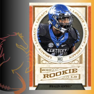 2019 Panini Legacy Josh Hines-Allen / 199 Rookie Card