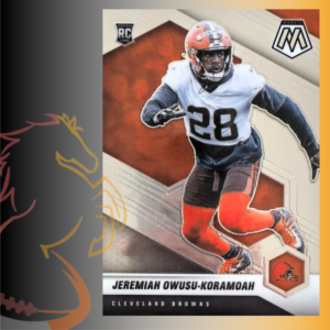 2021 Panini Mosaic Jeremiah Owusu-Koramoah Rookie Card