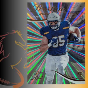 2023 Panini Prestige Tucker Kraft Xtra Points Sunburst Rookie Card