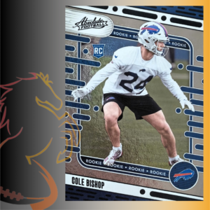 2024 Panini Absolute Football Cole Bishop Blue Parallel Rookie Card