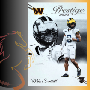 2024 Panini Prestige Mike Sainristil Rookie Card
