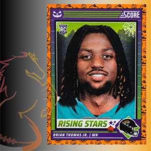 2024 Panini Score-A-Treat Brian Thomas Jr. Orange Punpkins Rising Stars