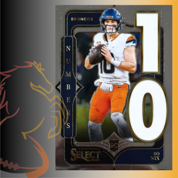 2024 Panini Select Bo Nix Numbers