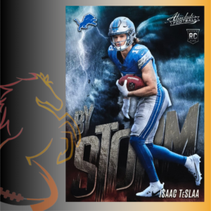 2025 Panini Absolute Football Isaac TeSlaa By Storm