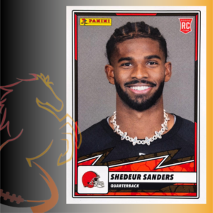 2025 Panini NFL Sticker Collection Shedeur Sanders Rookie Card