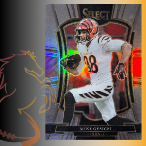 2025 Panini Select Mike Gesicki Premier Level Silver Prizm